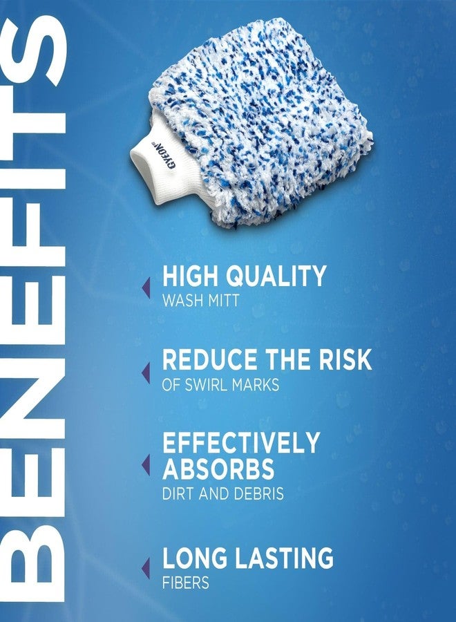 Gyeon Smoothie EVO Microfiber Car Wash Mitt Edgeless Synthetic Korean Microfiber Wash Glove Scratch‑Free Paint Safe Car Detailing Tool Professional Grade Gloss Enhancing Dirt Lifting Mitt - Image 3